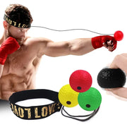 Boxing Reflex Ball Headband Boxer Raising Reaction Force Hand Eye Training Set Stress Gym Muay Fitness Exercise