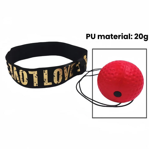 Boxing Reflex Ball Headband Boxer Raising Reaction Force Hand Eye Training Set Stress Gym Muay Fitness Exercise
