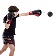 Boxing Reflex Ball Headband Boxer Raising Reaction Force Hand Eye Training Set Stress Gym Muay Fitness Exercise