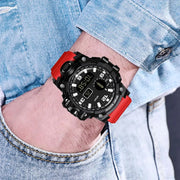 Electronic Watch Multifunctional Outdoor Sports Watch Stylish Durable Strap Running Watch Men Women Student Accessories