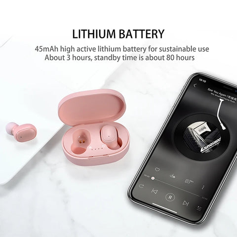 Original A6S TWS Headset Wireless Earphones Bluetooth Headphones Sport Stereo Fone Bluetooth Earbuds for Xiaomi Huawei Iphone