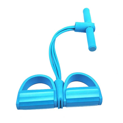 Tension Rope Sit-Up Handle Waist Abdomen Exercise Training Elastic Yoga Pedal Puller Resistance Band Fitness Equipment